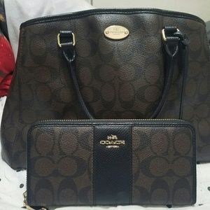 Coach Handbag and Wallet